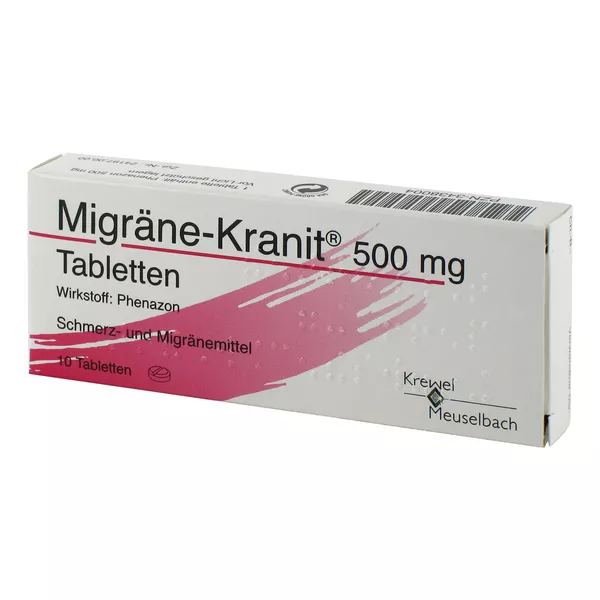 Migräne-Kranit 500 mg 10 St