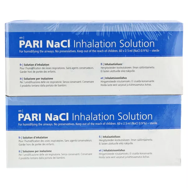PARI NaCl Inhalationslösung 120X2,5 ml