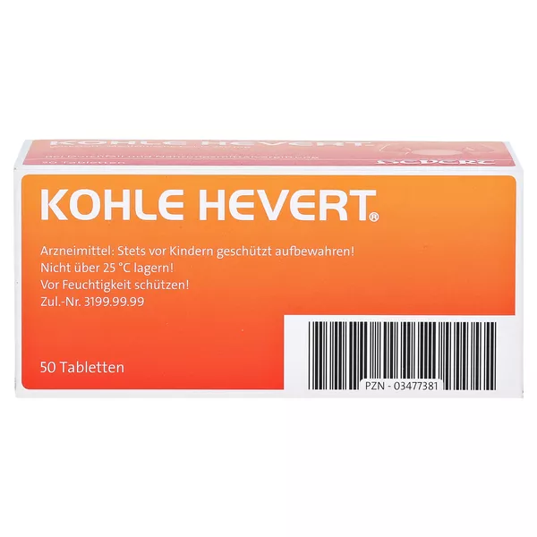 Kohle Hevert Tabletten 50 St