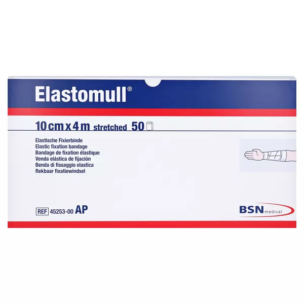 Elastomull 10 cmx4 m 45253 elastische Fixierbinde 50 St