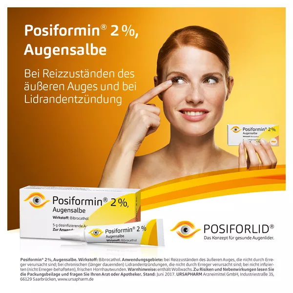 Posiformin 2 % Augensalbe 5 g