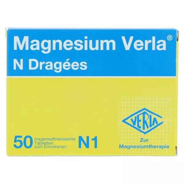 Magnesium Verla N Dragees, 50 St.