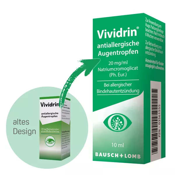 Vividrin antiallergische Augentropfen 10 ml
