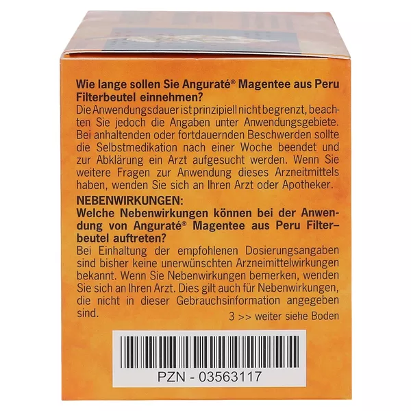 Angurate Magentee Filterbeutel, 25 x 1,5 g