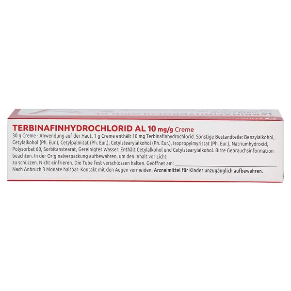 Terbinafin Hydrochlorid AL 10mg/g 30 g