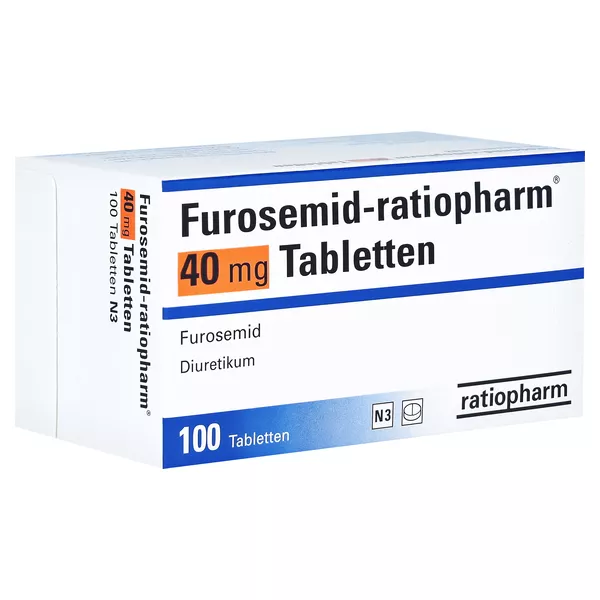 Furosemid-ratiopharm 40 mg Tabletten 100 St