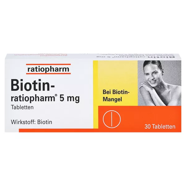 Biotin ratiopharm 5 mg 30 St