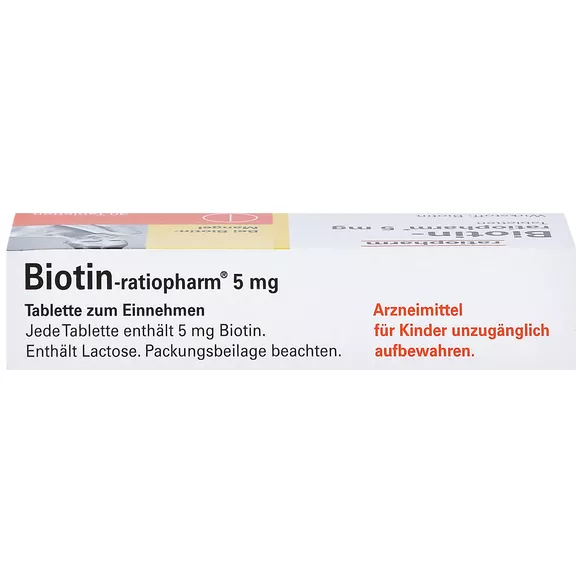 Biotin ratiopharm 5 mg 30 St