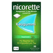 nicorette Kaugummi 2 mg freshmint 30 St