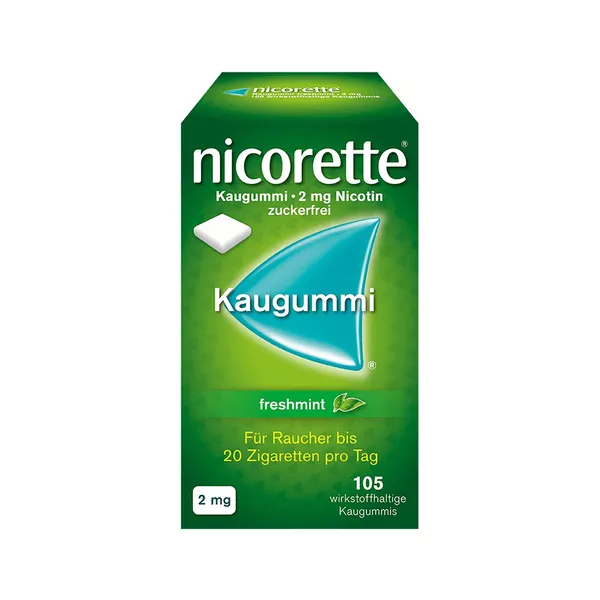 nicorette Kaugummi 2 mg freshmint - Jetzt bis zu 10 Rabatt sichern*