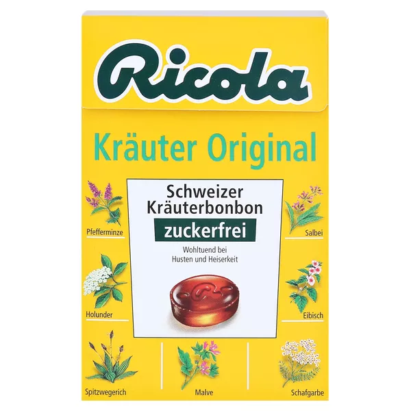 Ricola Kräuter Original ohne Zucker Box 50 g