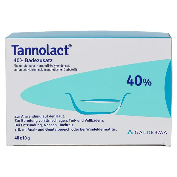 Tannolact Badezusatz 40X10 g