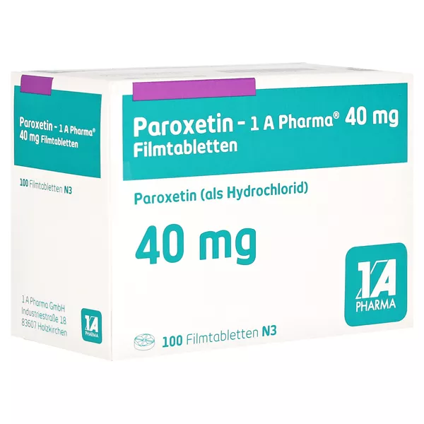 Paroxetin-1a Pharma 40 mg Filmtabletten 100 St