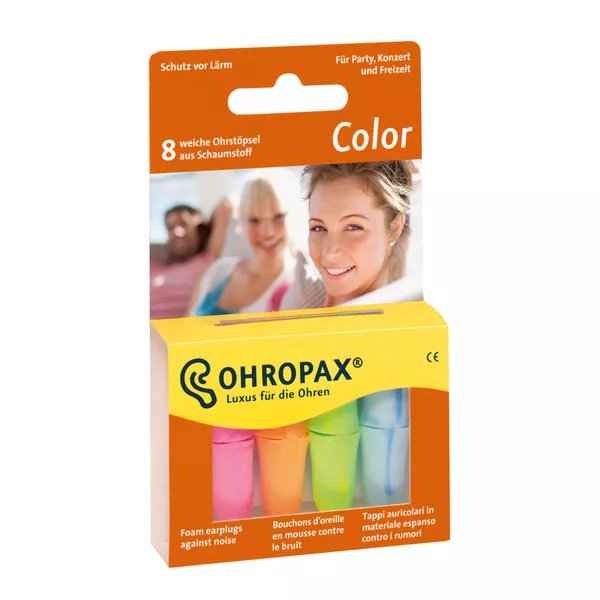 Ohropax Color Schaumstoff-stöpsel 8 St