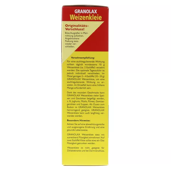 Weizenkleie Granolax Grandel Pulver 200 g