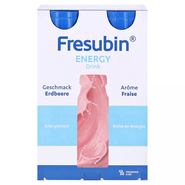 Fresubin Energy Trinknahrung Erdbeere 4X200 ml