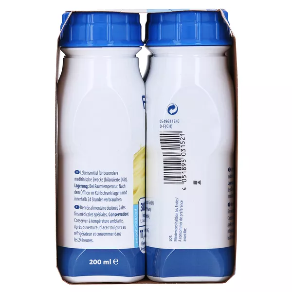 Fresubin Energy Trinknahrung Vanille 4X200 ml