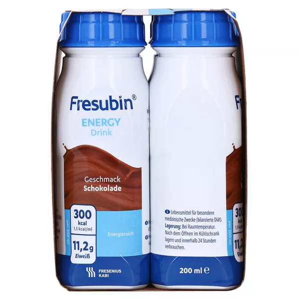 Fresubin Energy Trinknahrung Schokolade, 6 x 4 x 200 ml