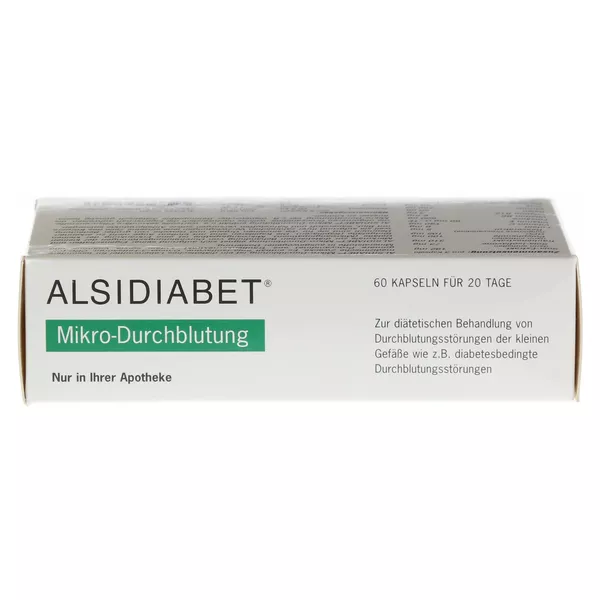 Alsidiabet Diabetiker Mikro Durchblutung, 60 St.
