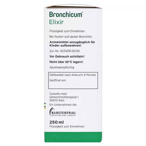 Bronchicum Elixir 250 ml