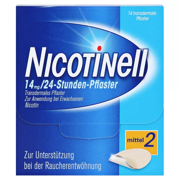 Nicotinell 14 mg/24-Stunden-Pflaster 14 St