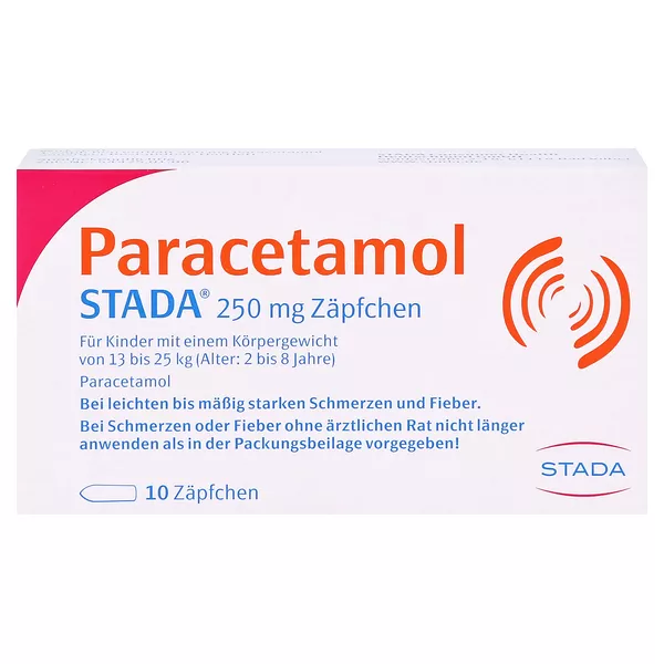 Paracetamol STADA 250mg Zäpfchen 10 St