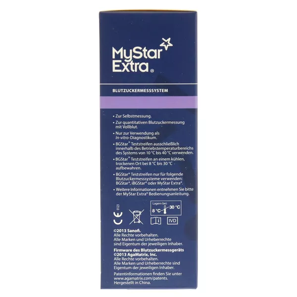 Mystar Extra Blutzuckermessgerät Set mg/ 1 St