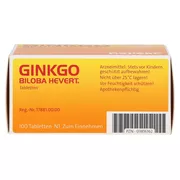 Ginkgo Biloba Hevert Tabletten, 100 St.