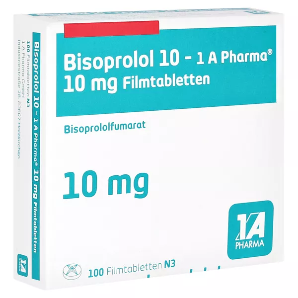 Bisoprolol 10-1a Pharma Filmtabletten 100 St