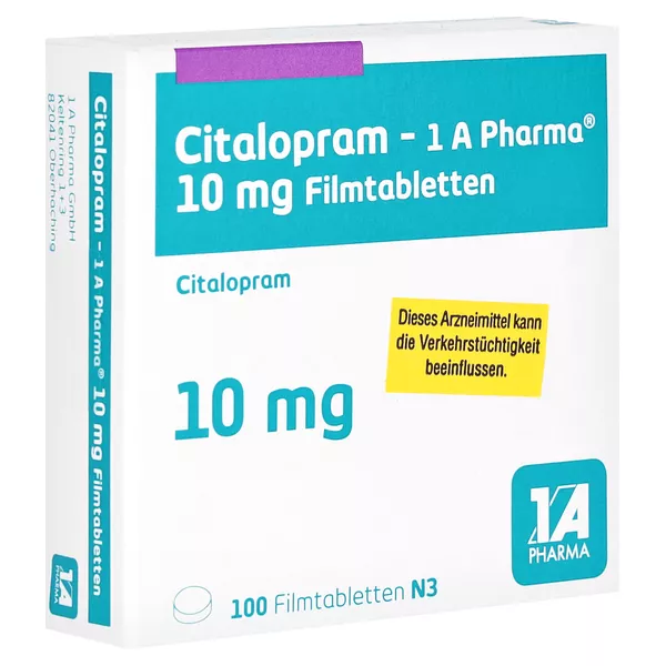 CITALOPRAM-1A Pharma 10 mg Filmtabletten 100 St