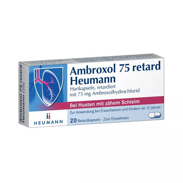 Ambroxol 75 Retard Heumann Kapseln 20 St