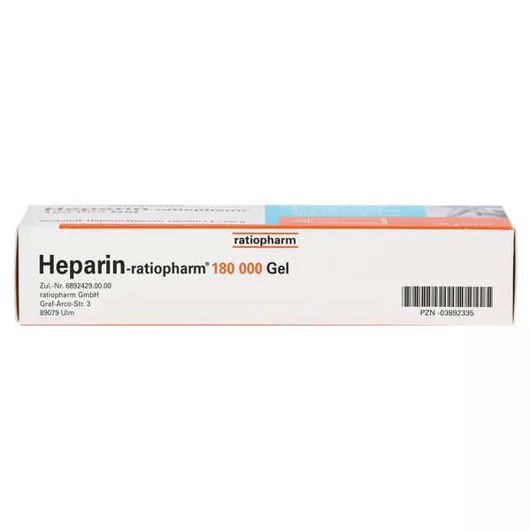 Heparin ratiopharm 180.000 100 g