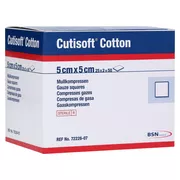 Cutisoft Cotton Kompressen 5x5 cm steril 25X2 St