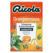 Ricola Orangenminze ohne Zucker Box 50 g