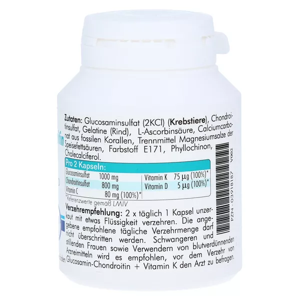 Glucosamin Chondroitin + Vitamin K 90 St