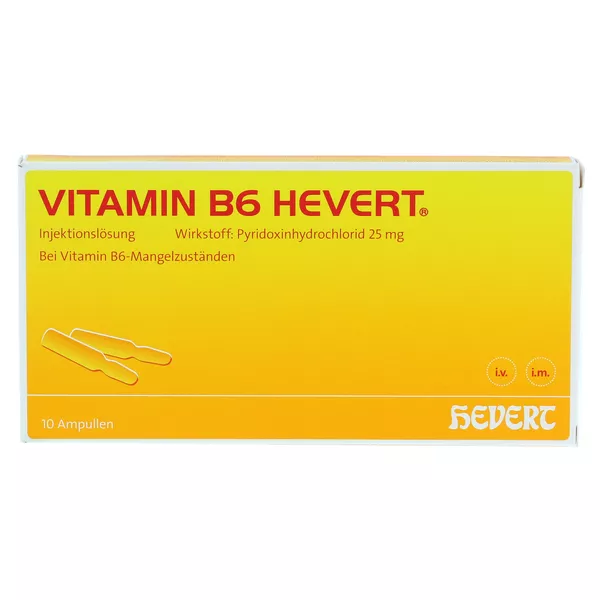 Vitamin B6 Hevert Ampullen, 10 x 2 ml