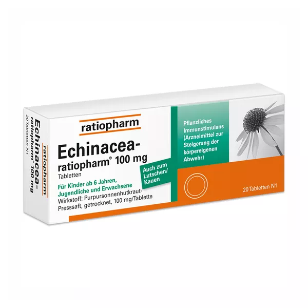 Echinacea ratiopharm 100 mg 20 St