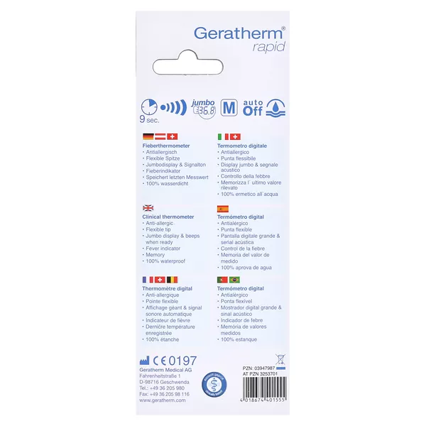 Geratherm rapid Digitalthermometer 1 St