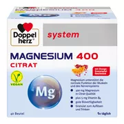 Doppelherz system Magnesium 400 Citrat mit Orange-Granatapfel-Geschmack 40 St