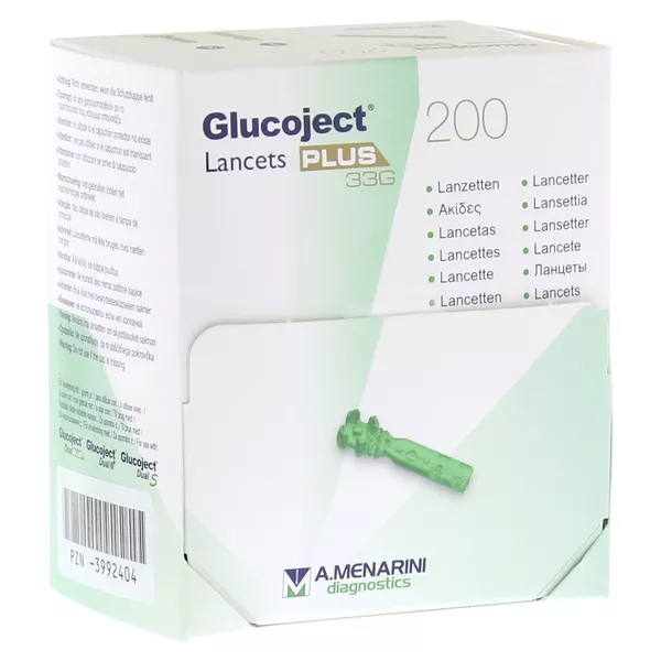 Glucoject PLUS 33 G Lanzetten