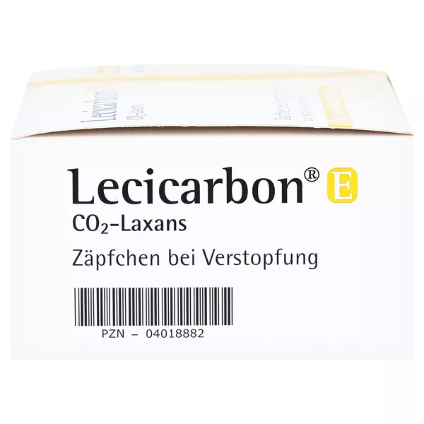 Lecicarbon E CO2-Laxans Erwachsenensuppositorien 100 St