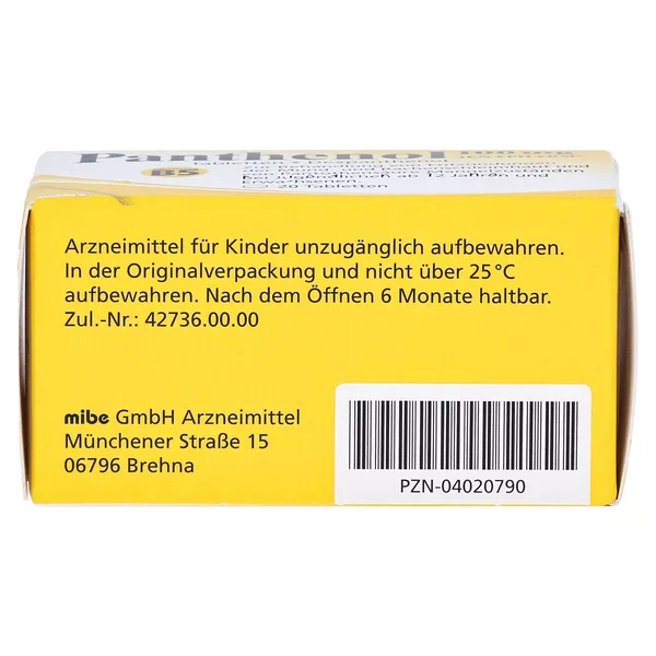 Panthenol 100 mg JENAPHARM 20 St