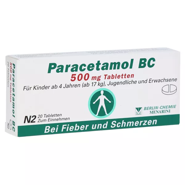 Paracetamol BC 500 mg 20 St