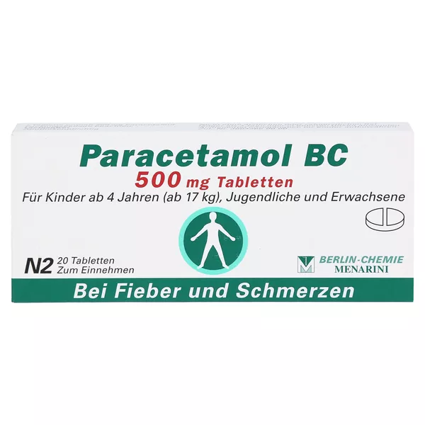 Paracetamol BC 500 mg, 20 St.