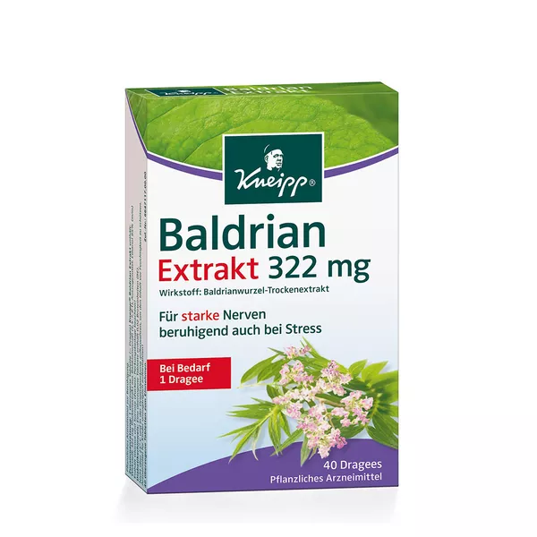 Kneipp Baldrian Extrakt - Baldrianwurzel-Trockenextrakt 40 St