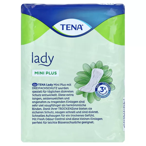TENA Lady Mini Plus Inkontinenz Einlagen, 16 St.