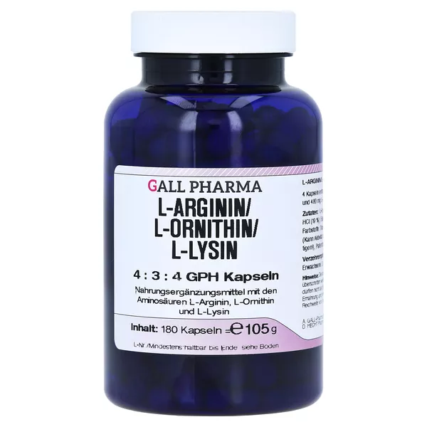 L-arginin/l-ornithin/l-lysin 4:3:4 GPH K 180 St