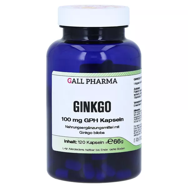 Ginkgo 100 mg GPH Kapseln 120 St