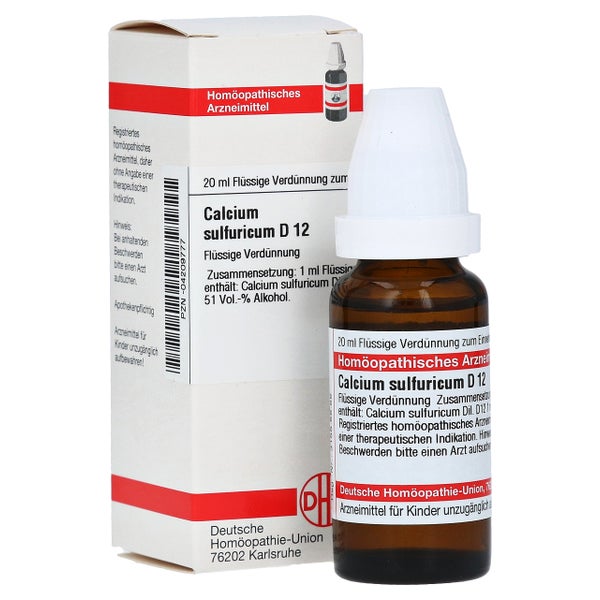 Calcium Sulfuricum D 12 Dilution 20 ml