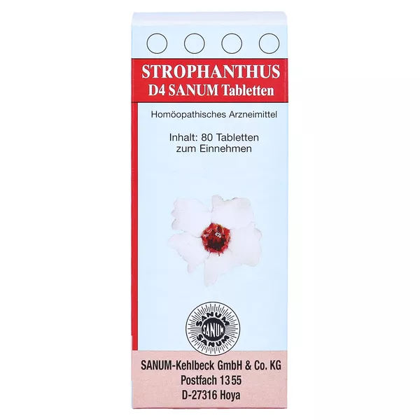 Strophanthus D 4 Sanum Tabletten 80 St
